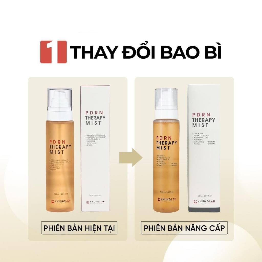 化粧水・ローション・トナー KYUNGLAB PDRN THERAPY MIST & AMPOULE Kyung Lab Xịt khoáng Tái sinh tế bào PDRN Therapy Mist 150ml