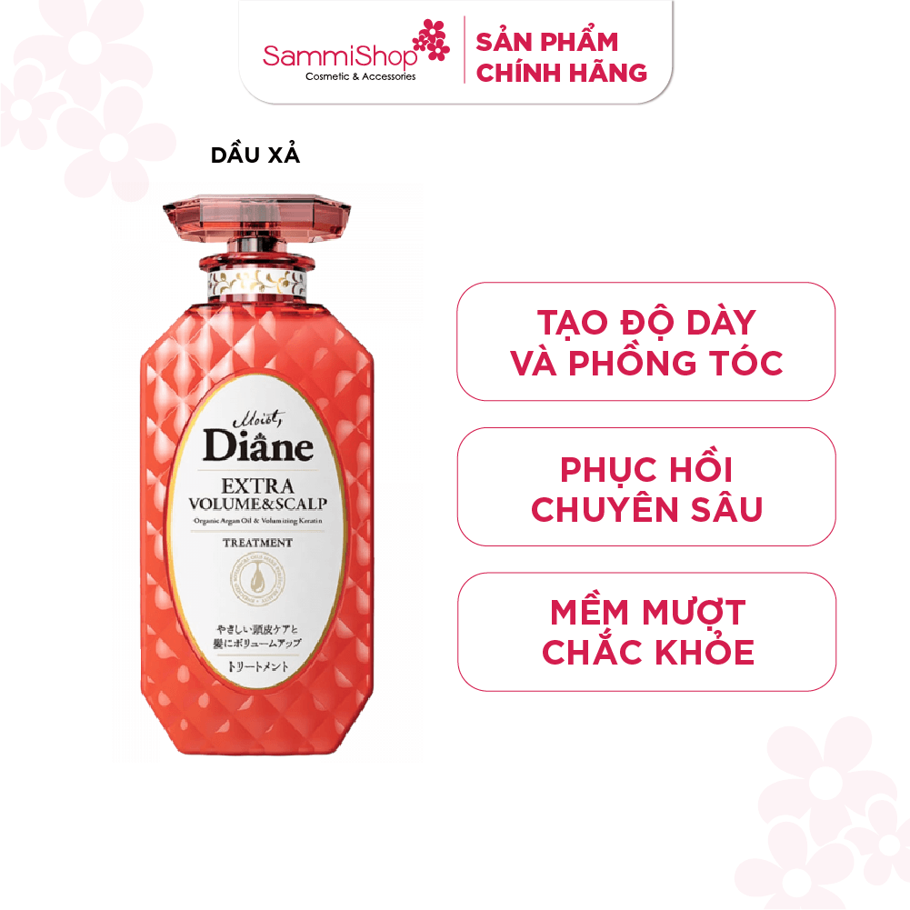 Moist Diane Dầu xả Extra Volume & Scalp Treatment 450ml 1