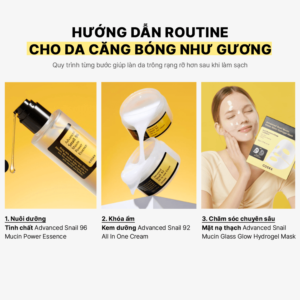 COSRX tinh chất Advanced Snail 96 Mucin Power Essence 100ml 10