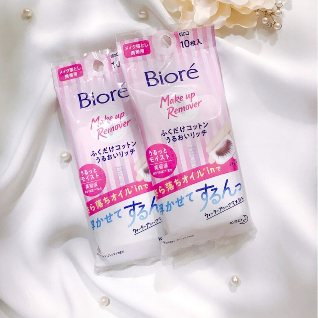 Biore Cleansing Cotton Rich Moisture 10 miếng 2