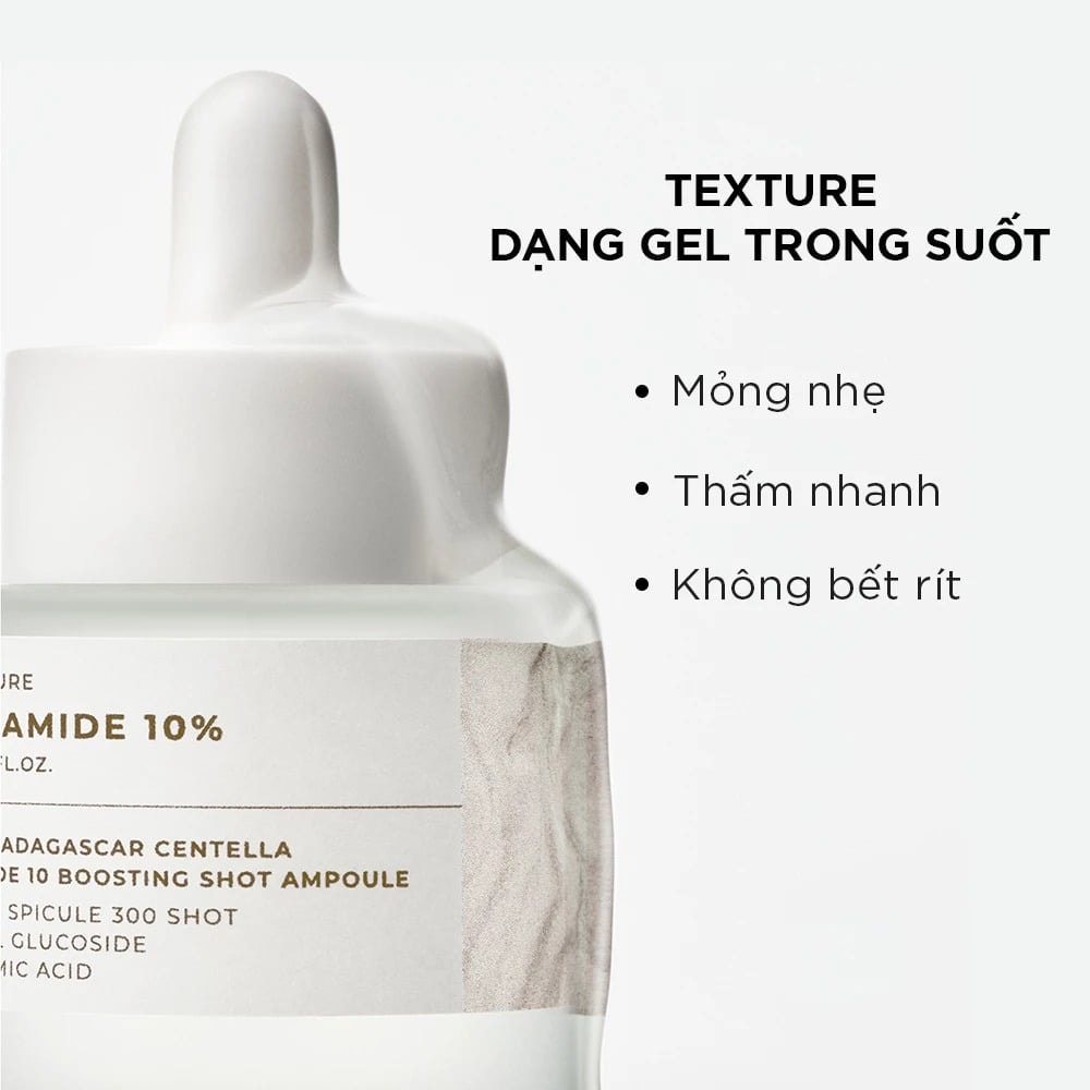 Skin1004 Tinh chất Madagascar Centella Niacinamide 10 Boosting Shot Ampoule 30ml 5