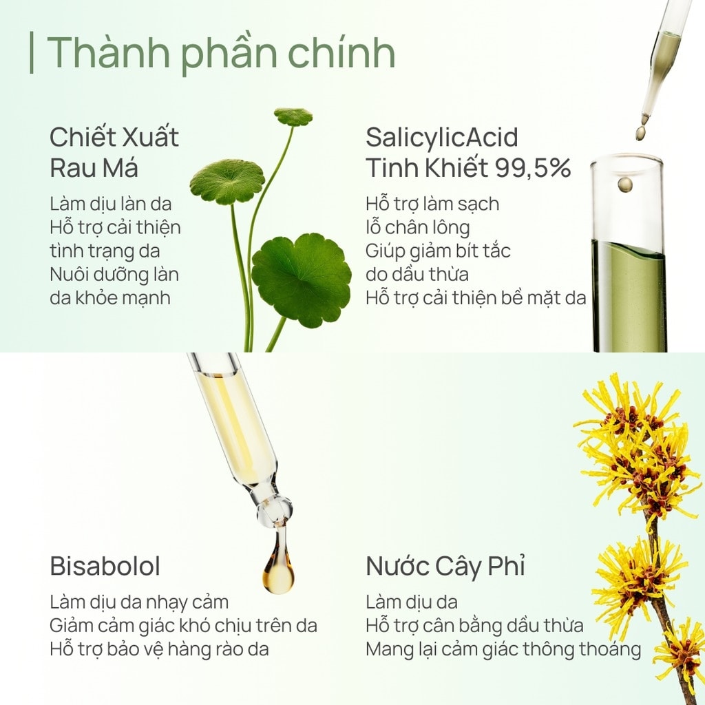CHANDO Tinh chất Salicylic Acid Oil-control & Anti-acne Essence 40ml 5