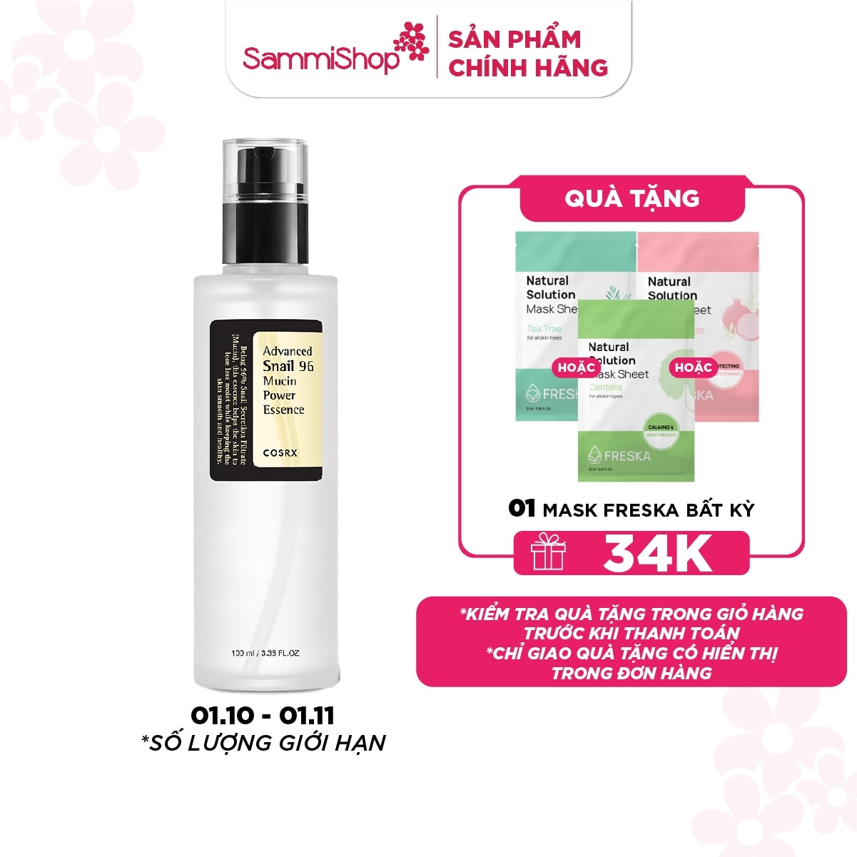 COSRX tinh chất Advanced Snail 96 Mucin Power Essence 100ml 1