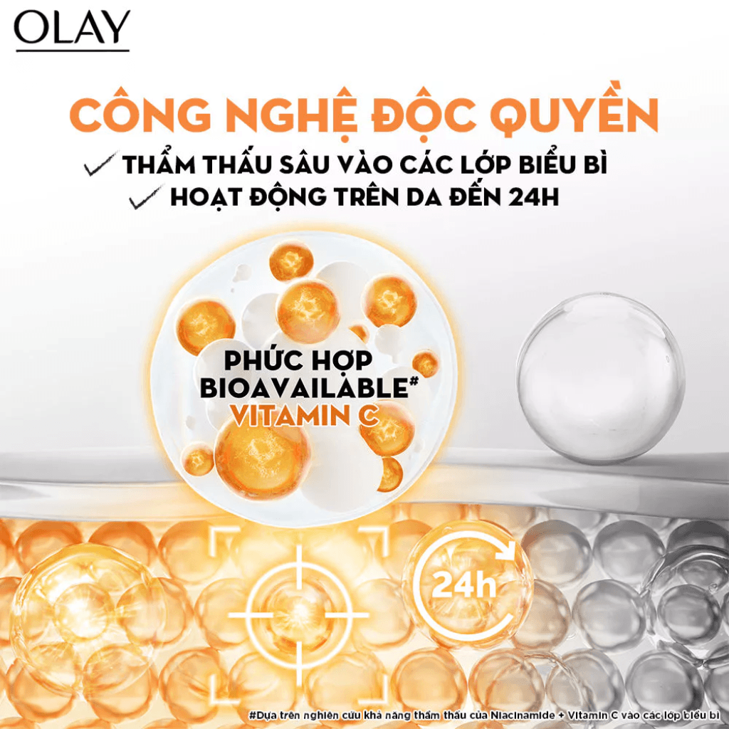 Olay Kem dưỡng ẩm trắng da Niacinamide & Vitamin C 50g 5
