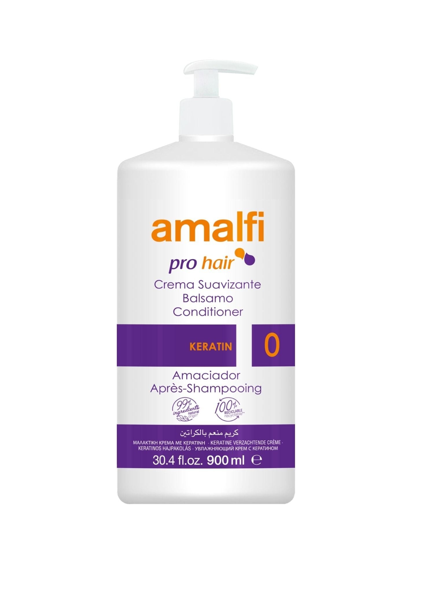Amalfi Dầu xả Keratin Conditioner 900ml 2