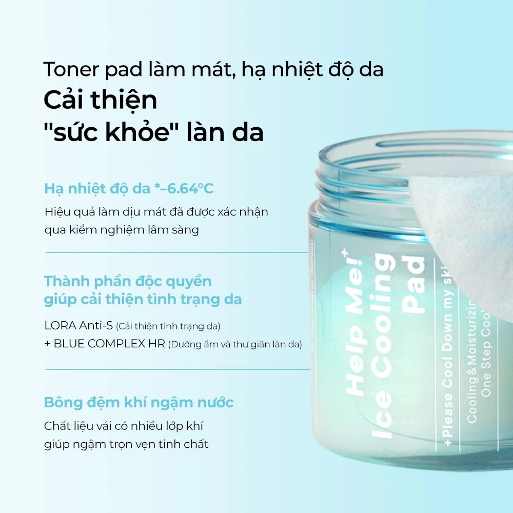 One-Day'syou Nước hoa hồng Help Me Ice Cooling Pad 2