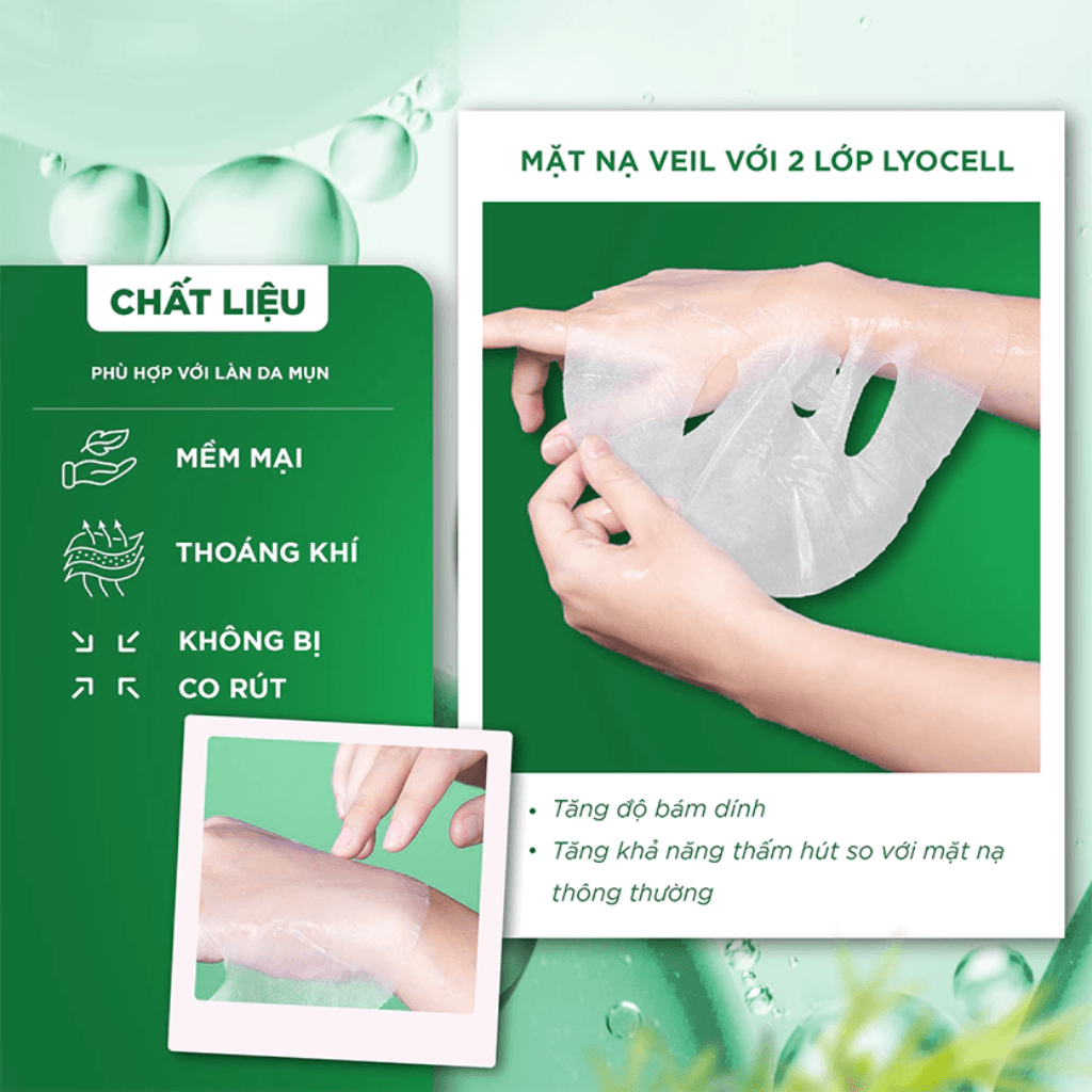 Emmie by Happyskin Mặt nạ Blemish Clarity Dual Veil Mask 25g thumb 5