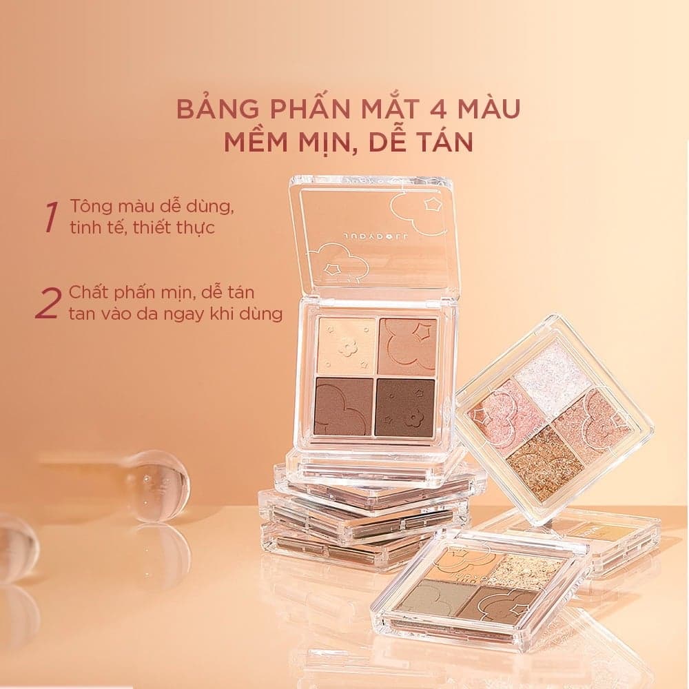 Judydoll Bảng phấn mắt 4-Color Eyeshadow thumb 5