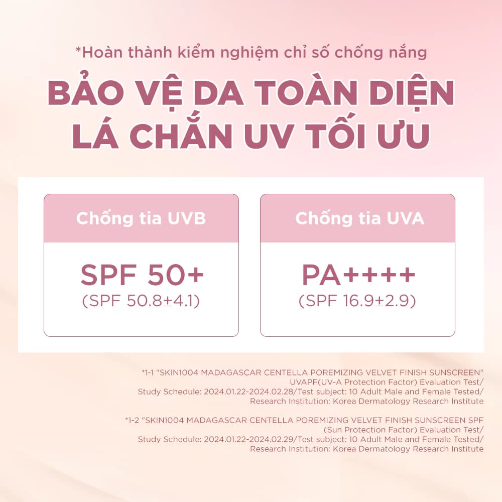 FS8 Skin1004 Kem chống nắng Madagascar Centella Poremizing Velvet Finish Sunscreen SPF50+ PA++++ 50ml thumb 10