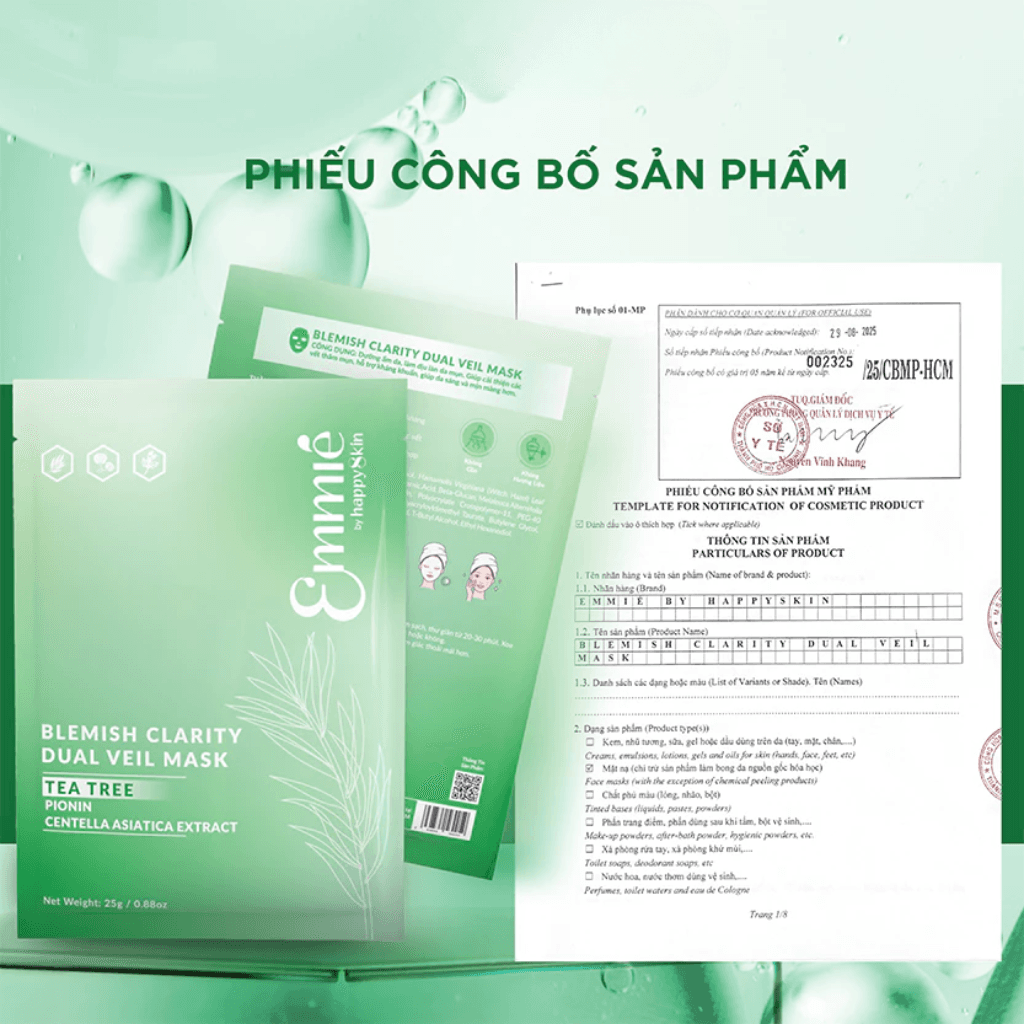 Emmie by Happyskin Mặt nạ Blemish Clarity Dual Veil Mask 25g thumb 6