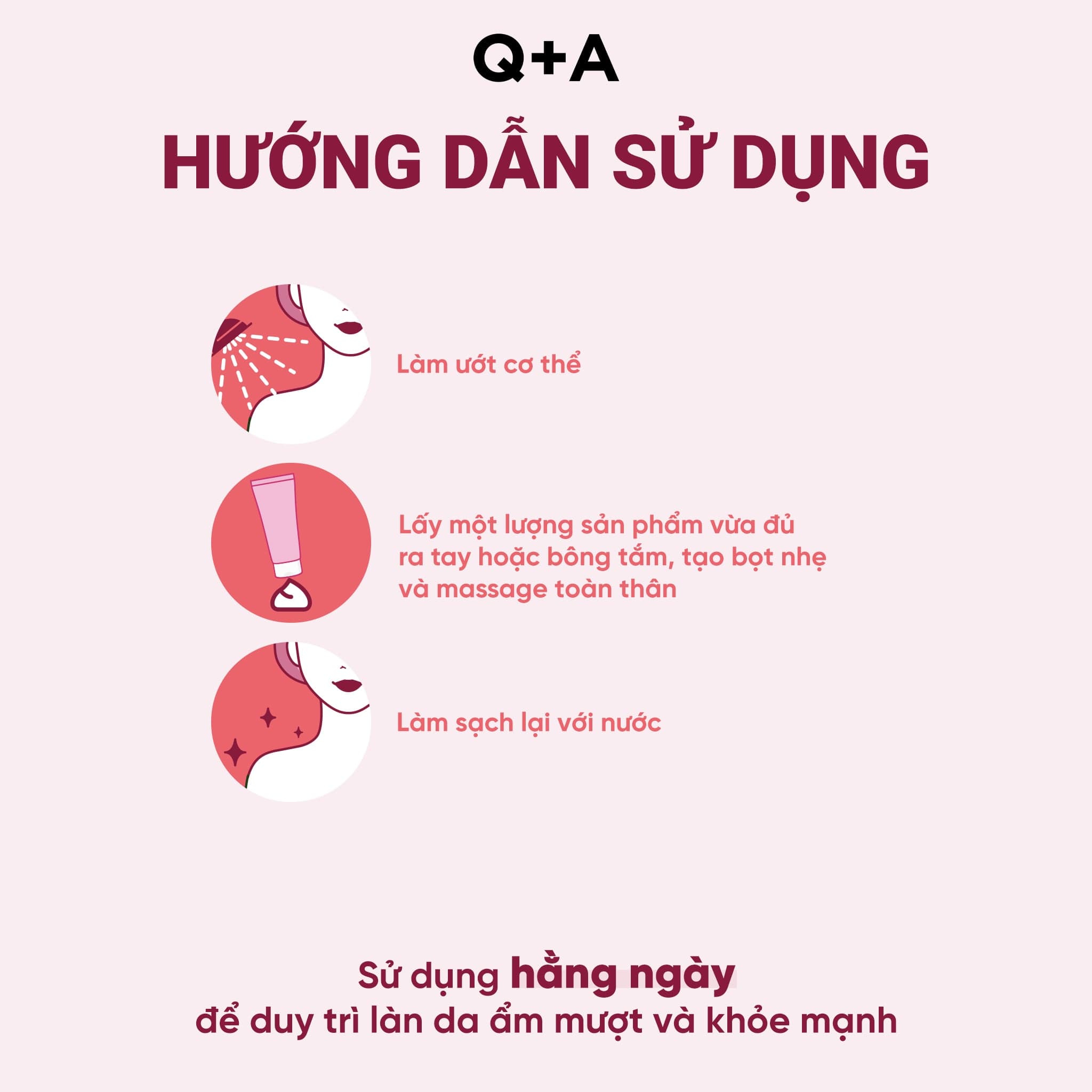 Q+A Sữa tắm Hyaluronic Acid Body Wash 250ml thumb 4