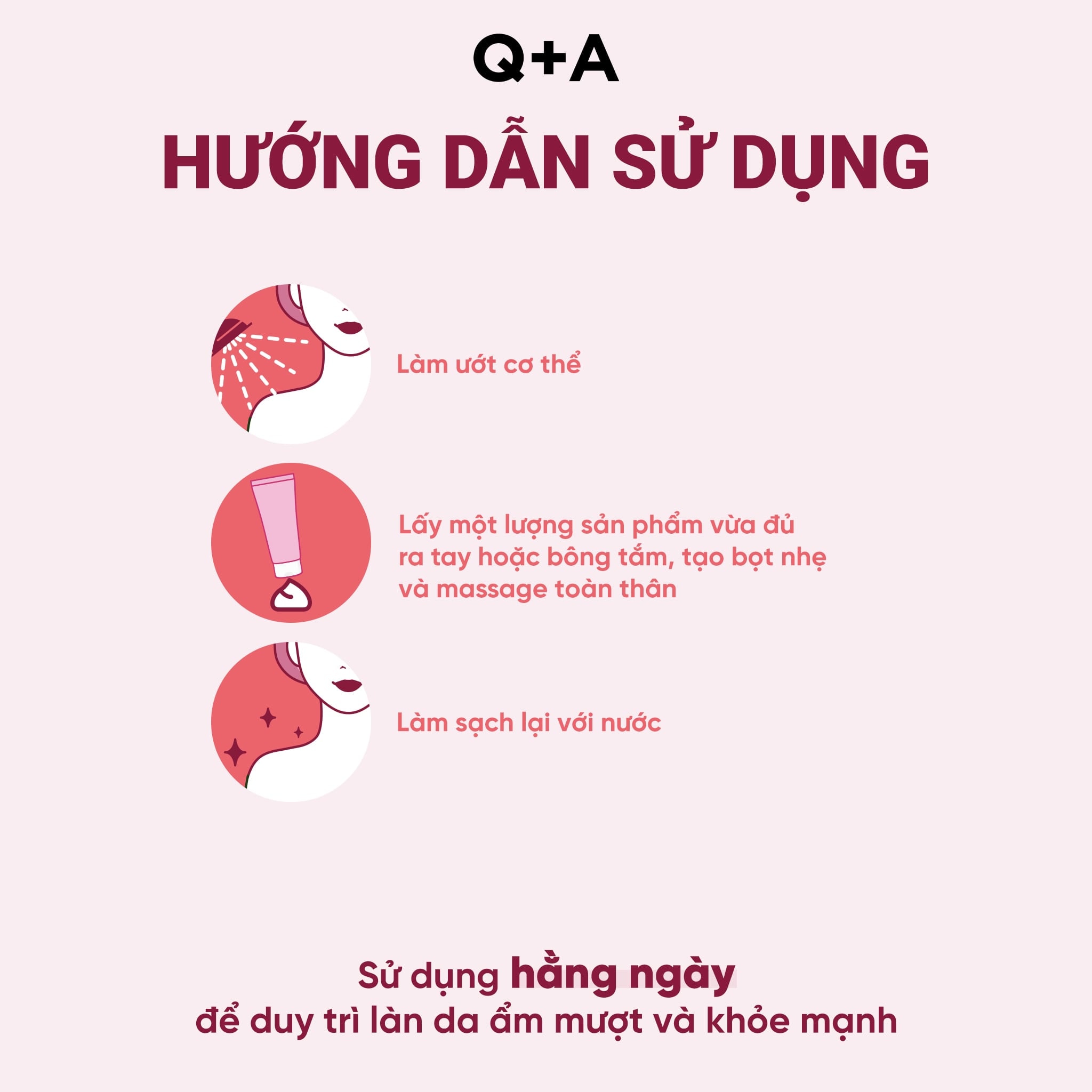 Q+A Sữa tắm Hyaluronic Acid Body Wash 250ml 4