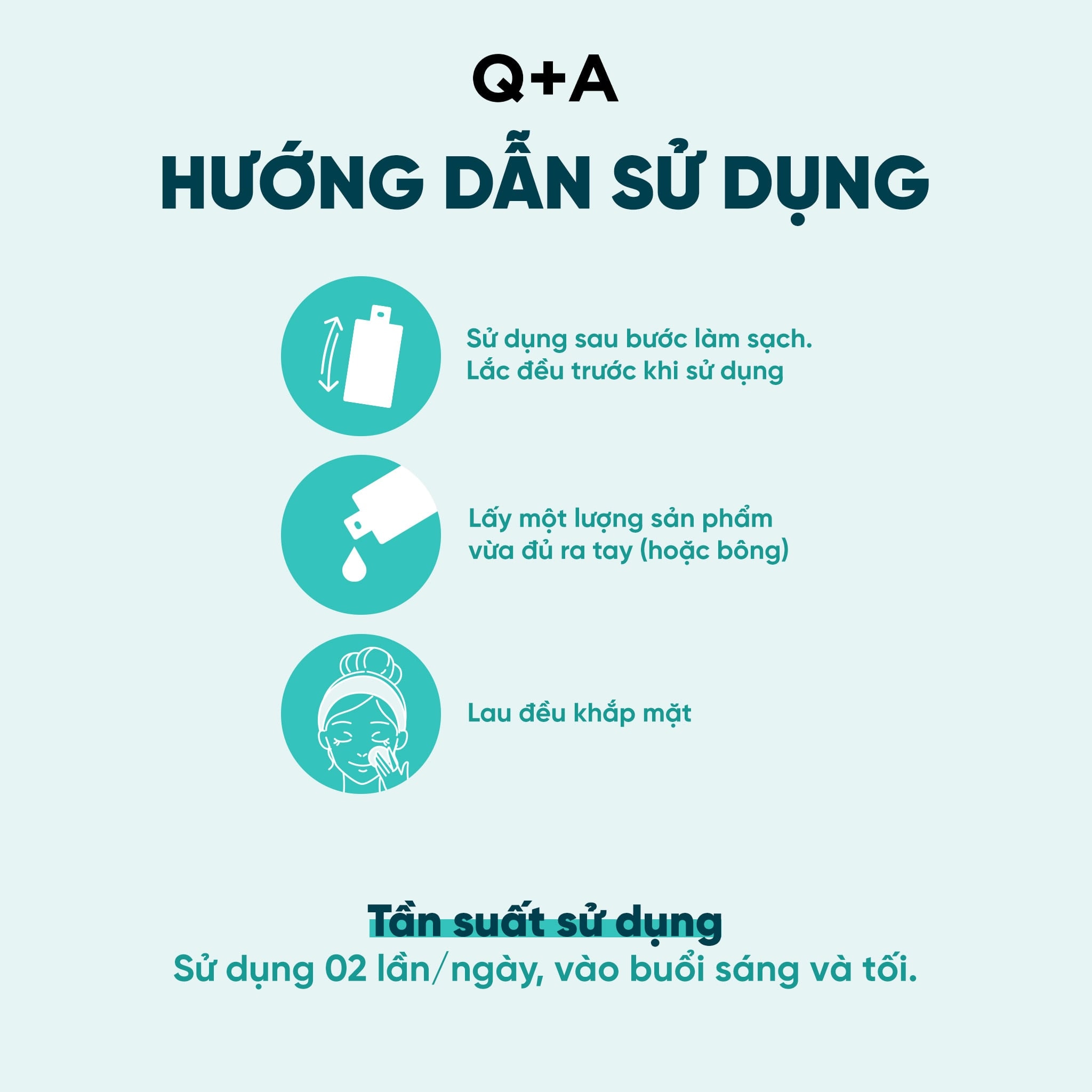 Q+A Nước hoa hồng Niacinamide Daily Toner 100ml 7
