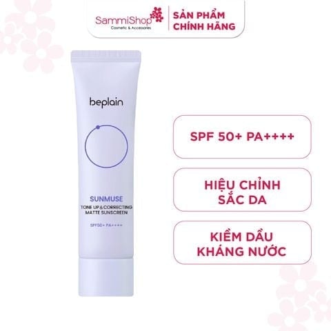 FLASH SALE T7 Beplain Kem chống nắng Sunmuse Tone Up & Correcting Matte Sunscreen 50ml 2
