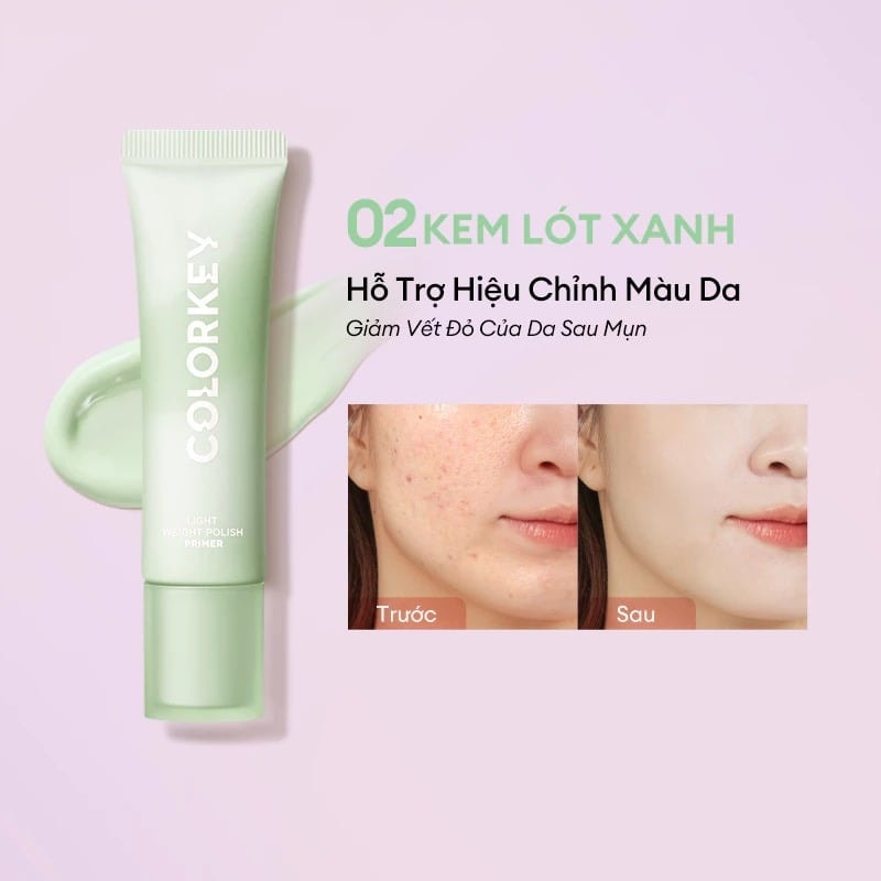 COLORKEY Kem lót Light Weight Polish Primer 30g 3