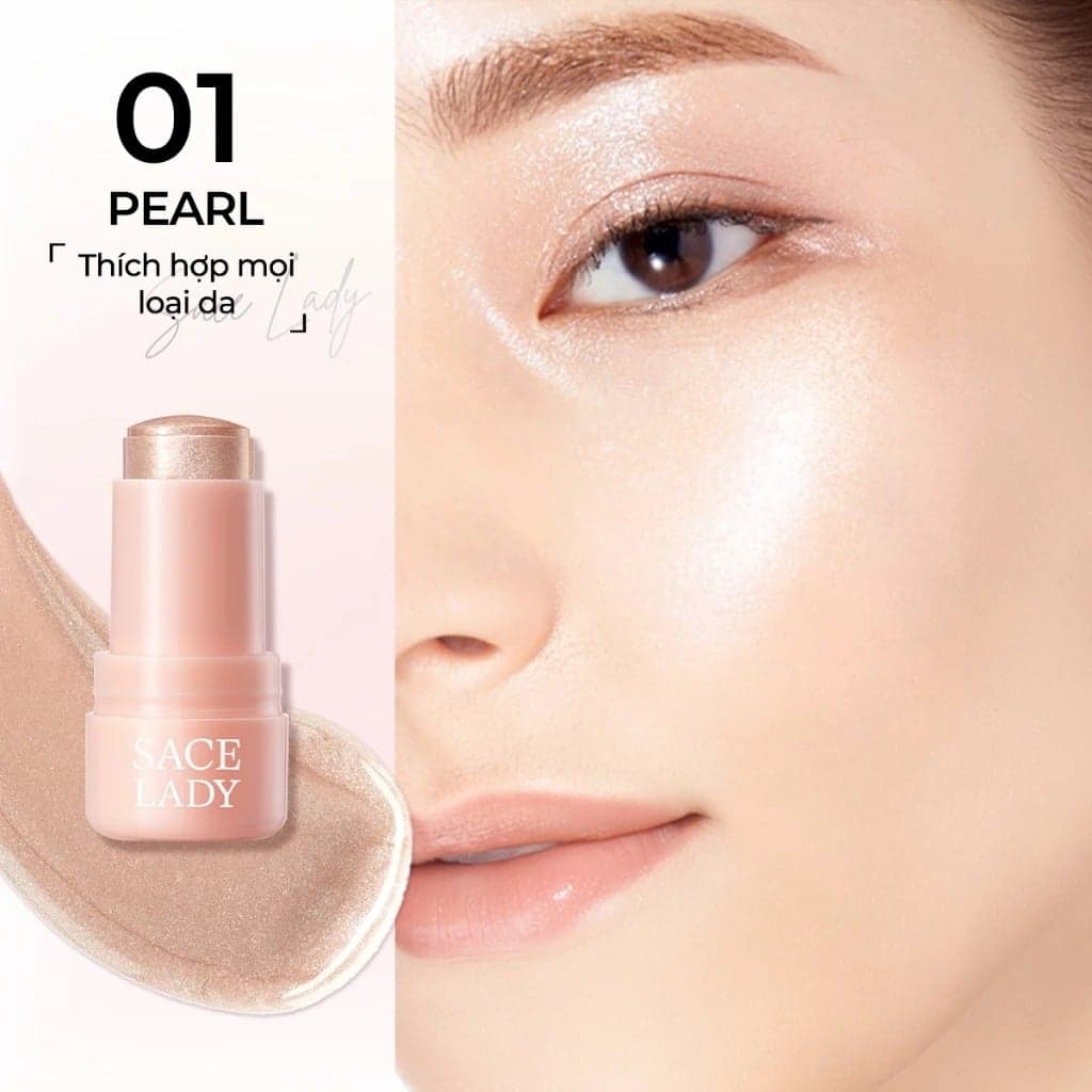 Sace Lady Bắt sáng dạng thạch Cooling Jelly Highlighter Stick 8g thumb 8