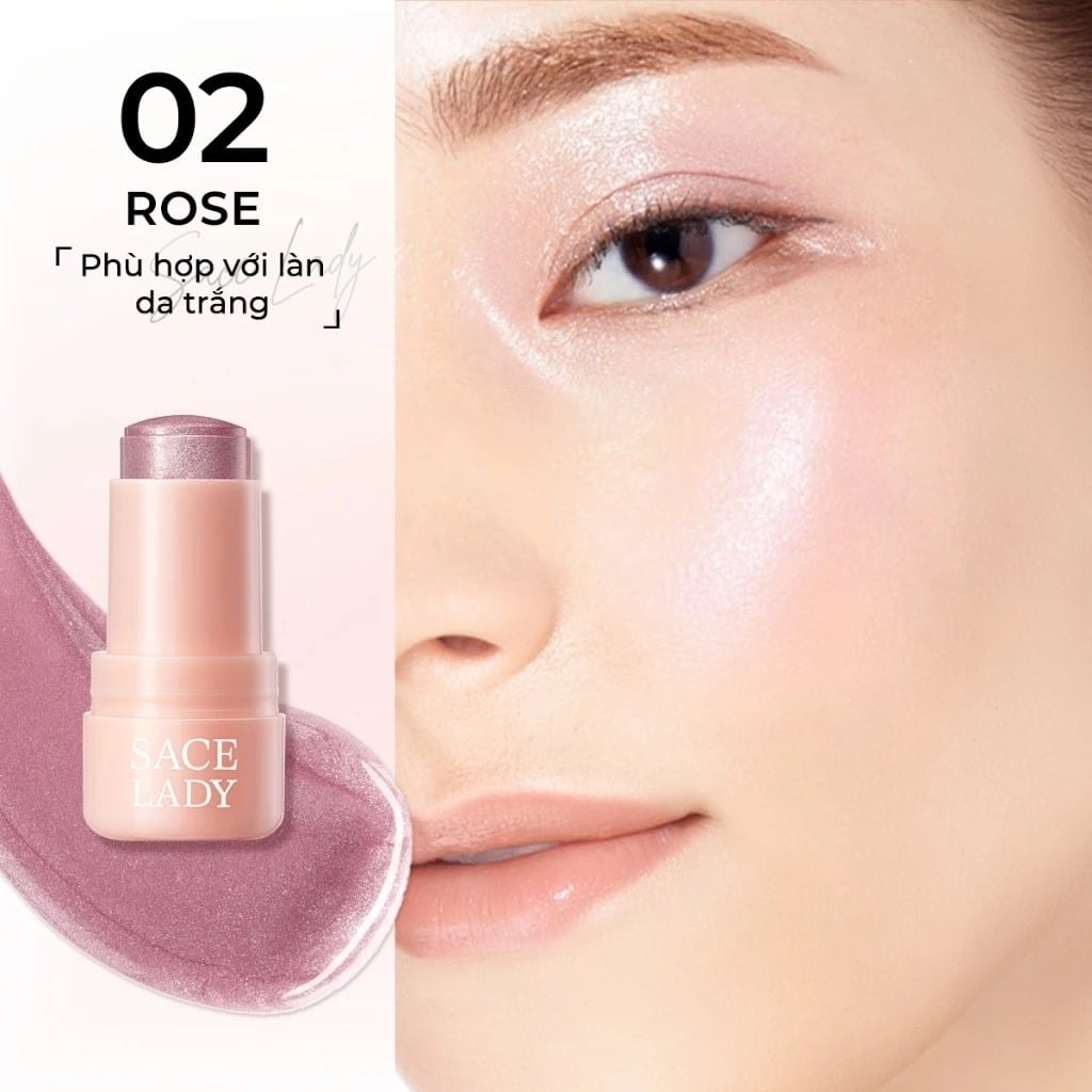 Sace Lady Bắt sáng dạng thạch Cooling Jelly Highlighter Stick 8g 9