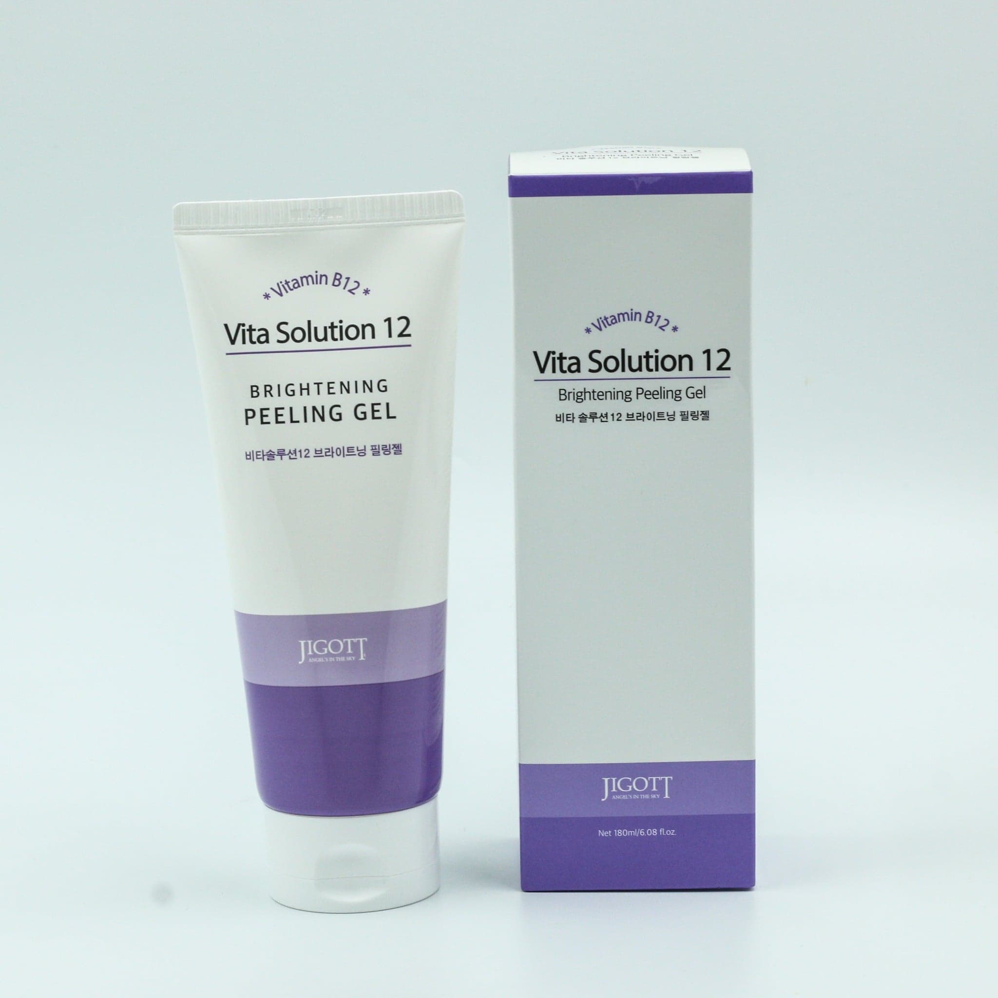 Jigott Gel tẩy tế bào chết Vita Solution 12 Brightening Peeling Gel 180ml thumb 2