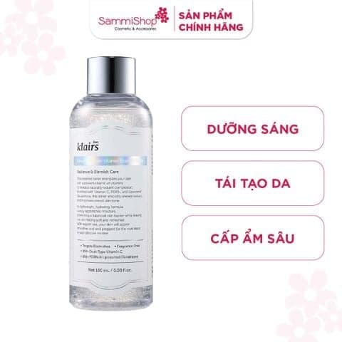 FLASH SALE T7 Dear, Klairs Nước hoa hồng Freshly Juiced Vitamin Essence Toner 180ml thumb 2