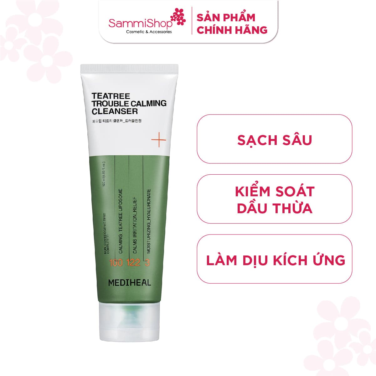 Mediheal Sữa rửa mặt Teatree Cleanser Trouble Calming 120ml thumb 2