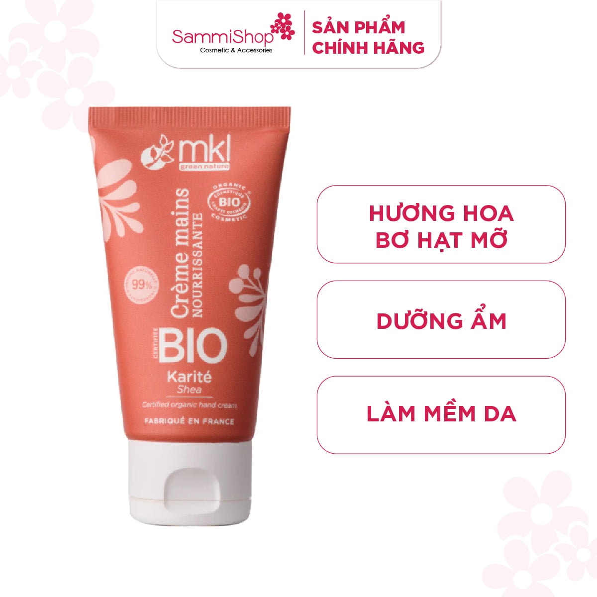MKL Green Nature Kem tay Crème Mains Bio 50ml 10