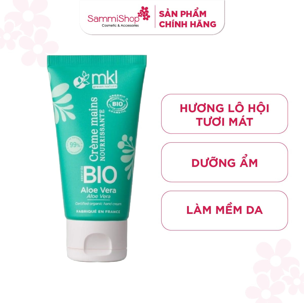MKL Green Nature Kem tay Crème Mains Bio 50ml 2