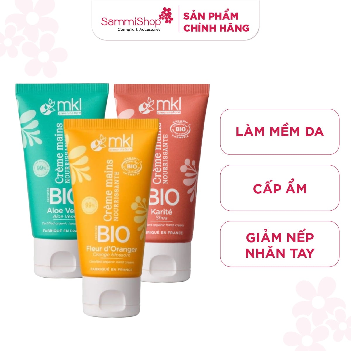MKL Green Nature Kem tay Crème Mains Bio 50ml 1