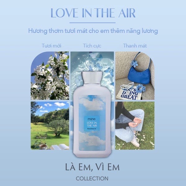 Mine Sữa tắm Love In The Air Perfumed Shower Gel 1