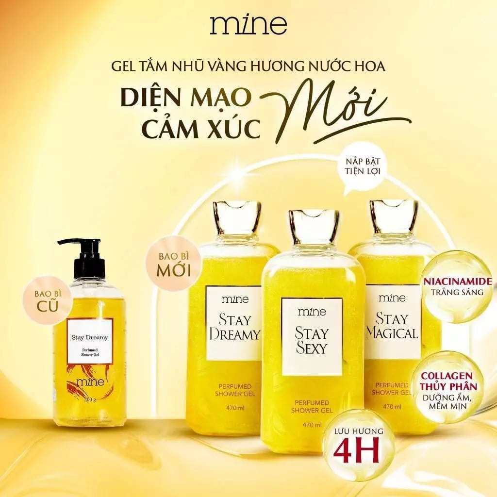 Mine Sữa tắm Stay Magical Perfumed 470ml 6