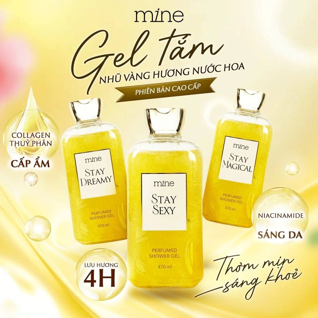 Mine Sữa tắm Stay Magical Perfumed 470ml 4
