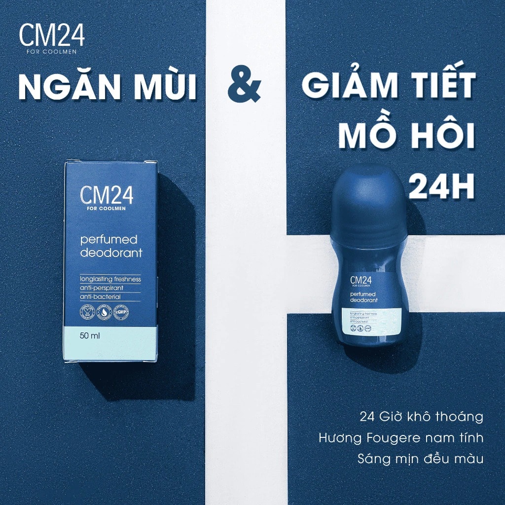CM24 for Coolmen Lăn Khử Mùi Nam 50g 5