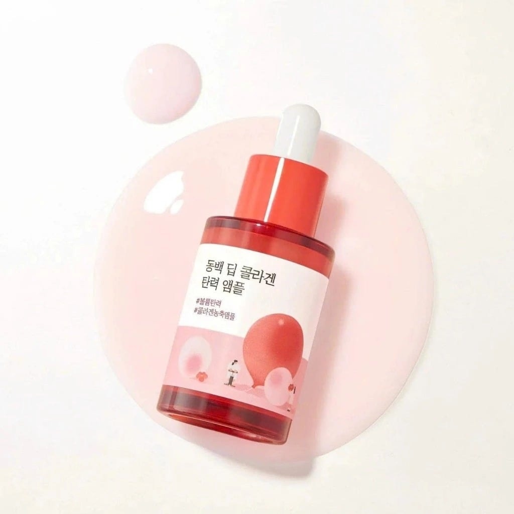 Round lab Tinh chất dưỡng da Round Lab Camellia Deep Collagen Firming Ampoule 30ml 3