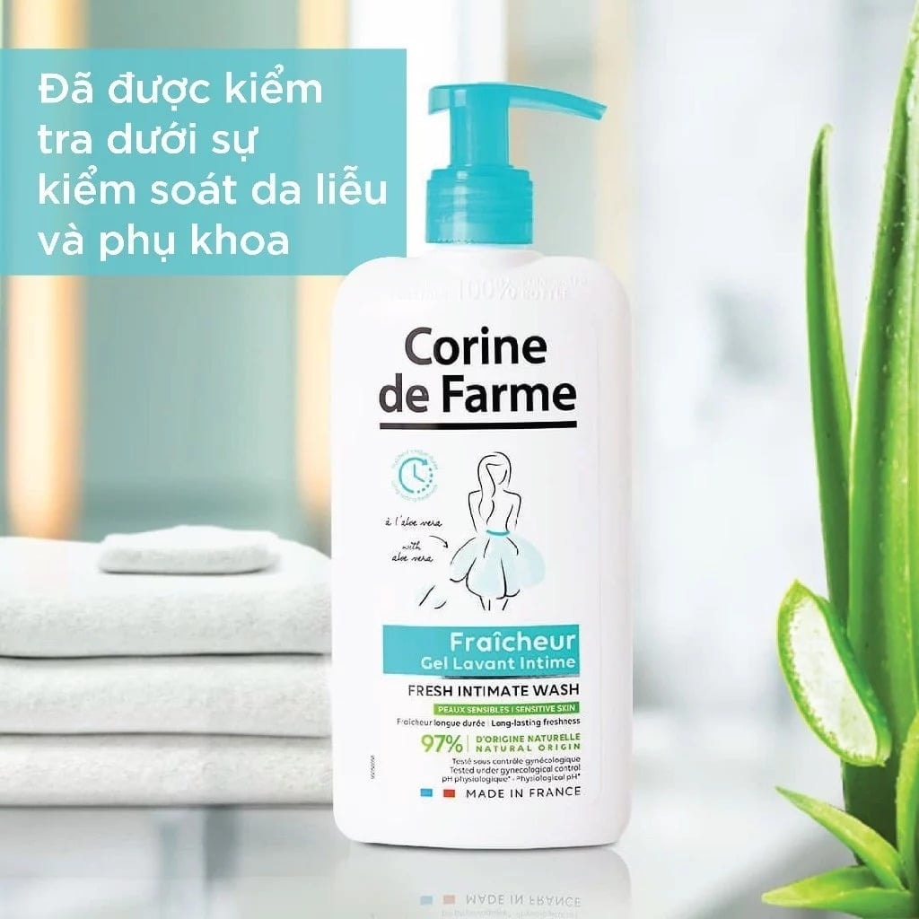 Corine De Farme Dung dịch vệ sinh Fresh Intimate Wash 250ml 2