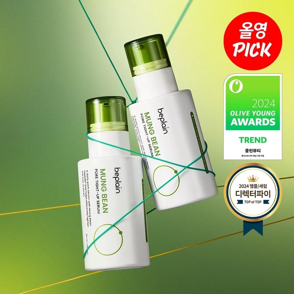 Beplain Tinh chất Mung Bean Pore Tight-Up Serum 30ml 8