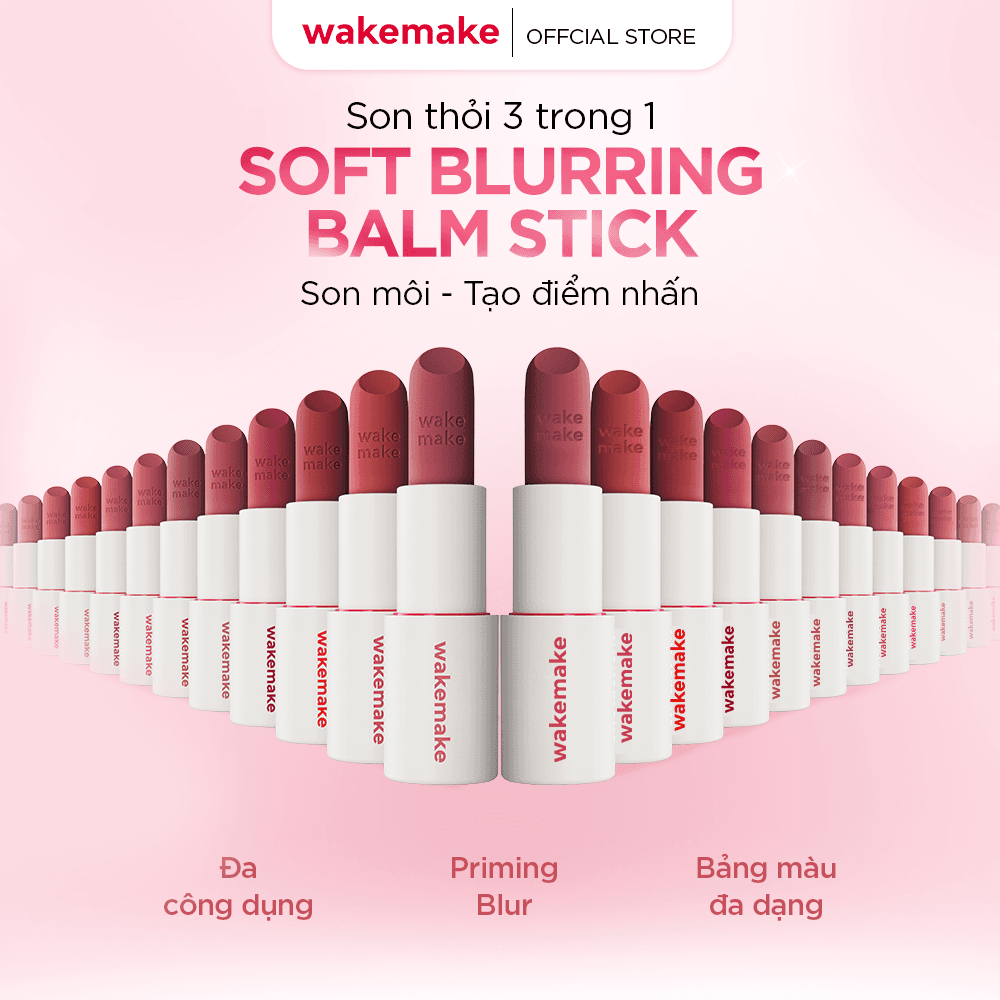 Wakemake Son môi Soft Blurring Balm Stick 3.5g thumb 3