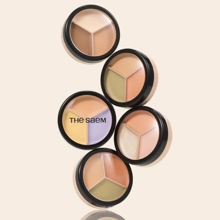 The Saem Kem che khuyết điểm triệt sắc Cover Perfection Triple Pot Concealer 4.5g*3 thumb 2