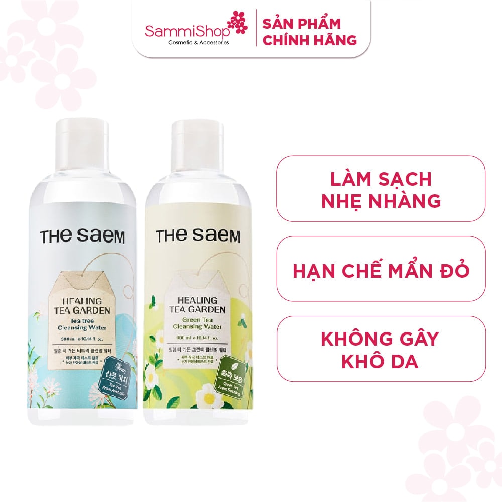 The Saem Nước tẩy trang Healing Tea Garden Cleasing Water 300ml 1