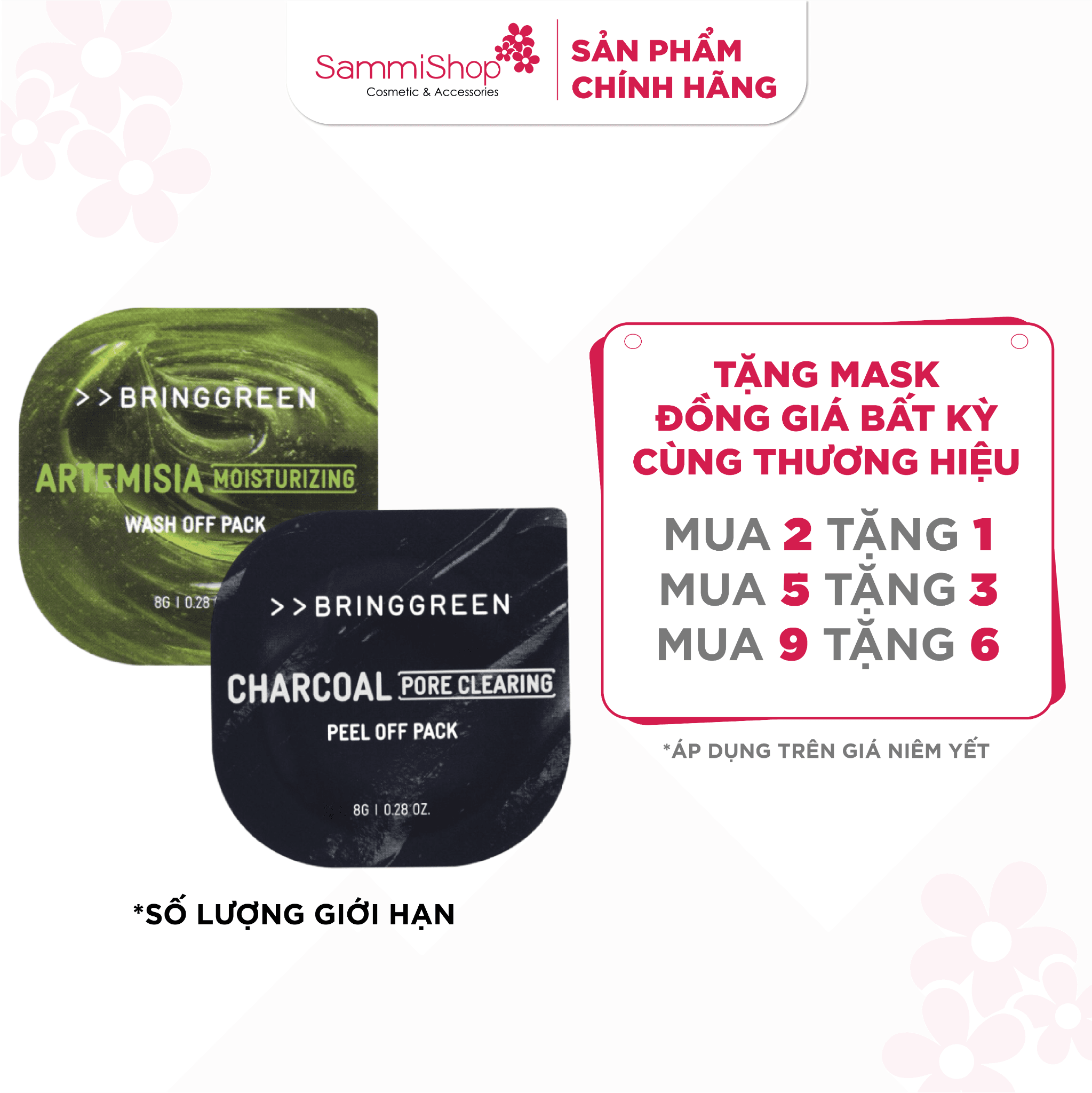 TN9 Bring Green Mặt nạ rửa Wash Off Pack 8g thumb 1