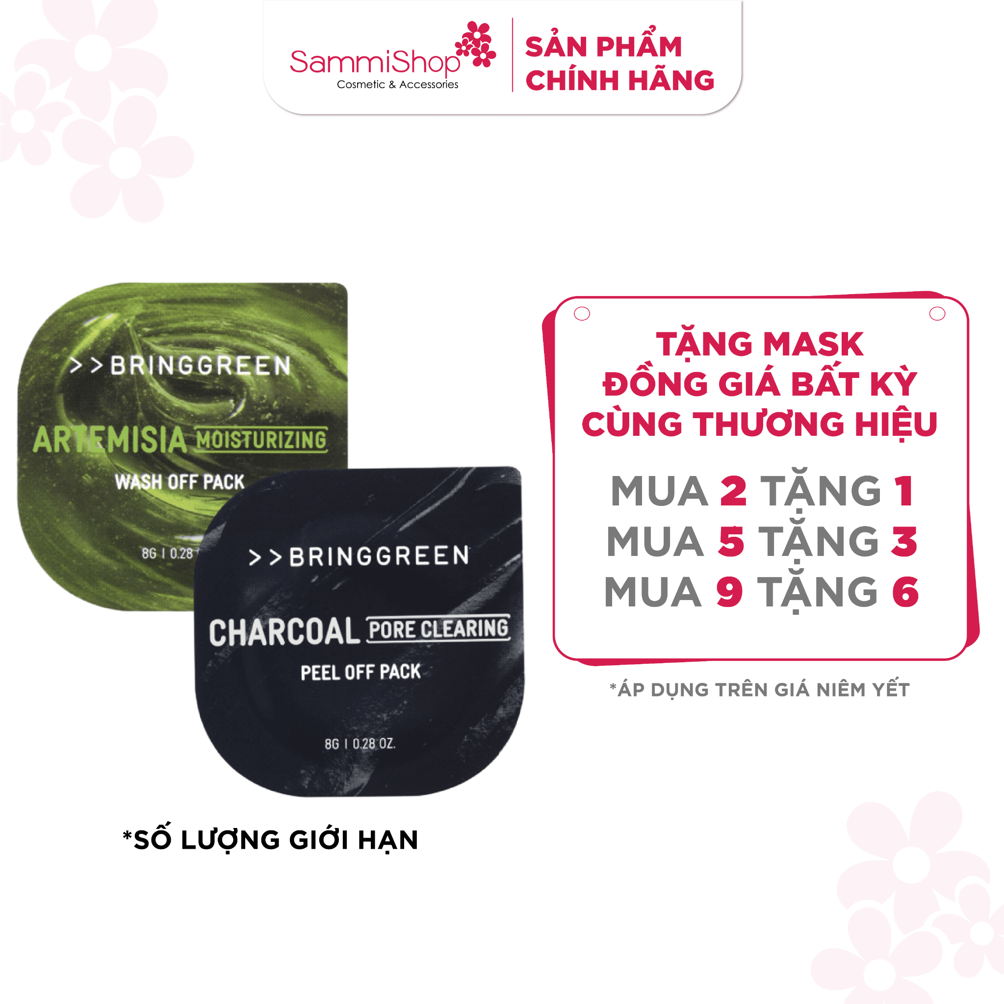 TN9 Bring Green Mặt nạ rửa Wash Off Pack 8g 1
