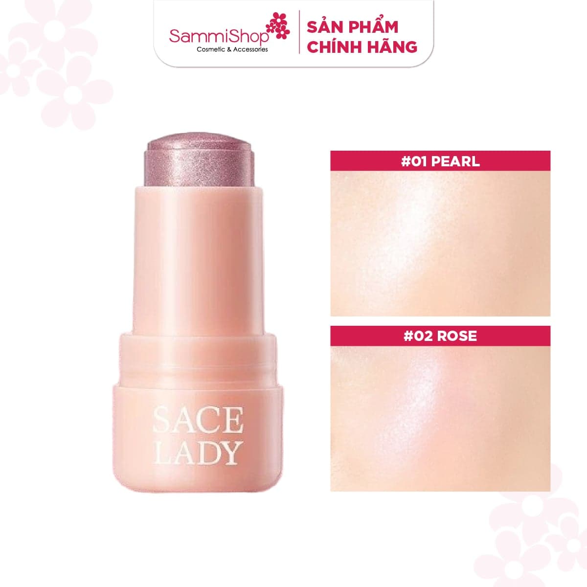 Sace Lady Bắt sáng dạng thạch Cooling Jelly Highlighter Stick 8g thumb 1