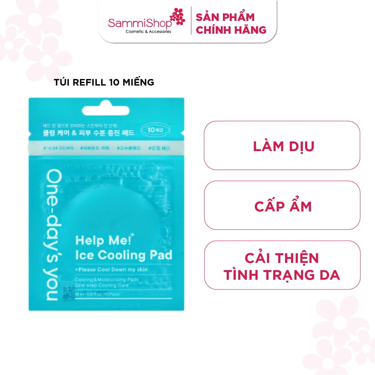 One-Day'syou Nước hoa hồng Help Me Ice Cooling Pad 3