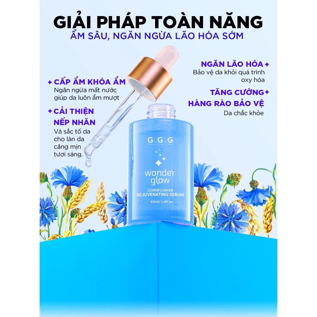 G.G.G Tinh chất Wonder Glow Rejuvenating Serum 40ml 3
