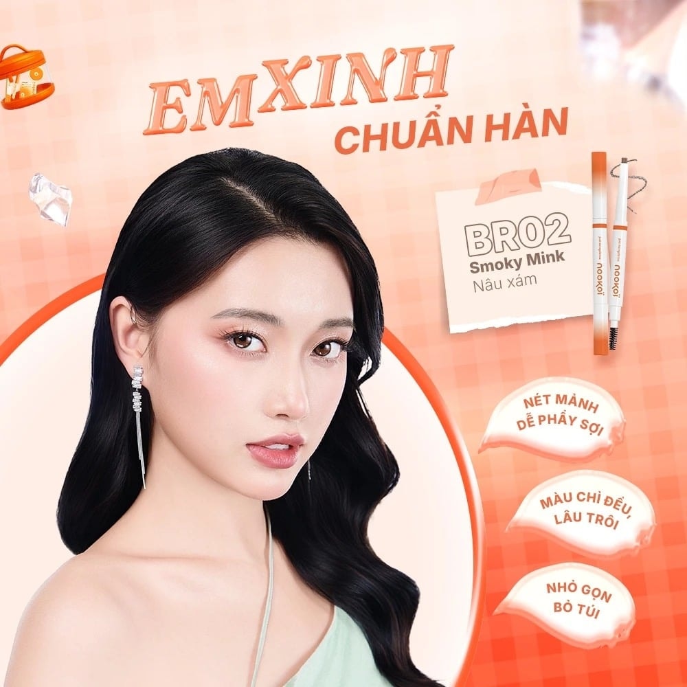 Nookoi Chì kẻ mày Just Me Eyebrow 3