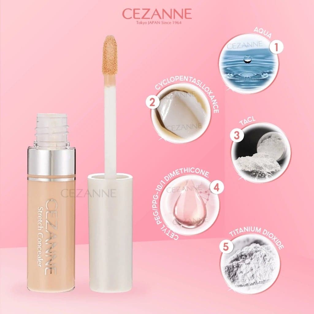 Cezanne Kem che khuyết điểm Stretch Cover Concealer 8g thumb 3