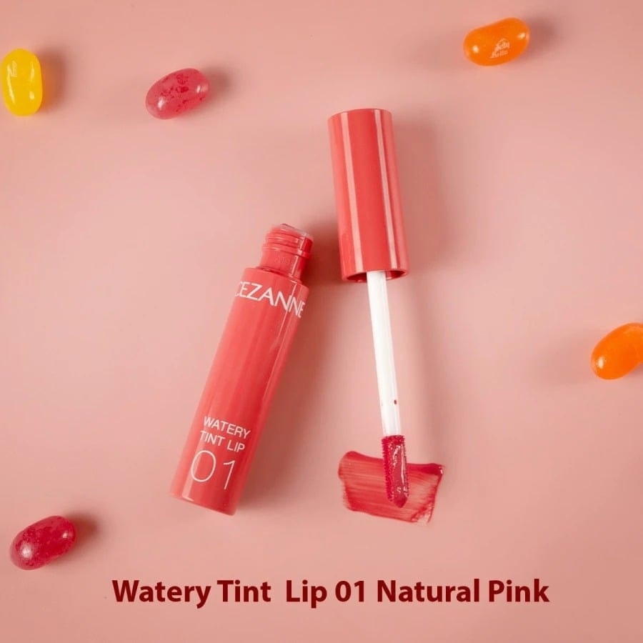 Cezanne Son tint bóng dưỡng ẩm Watery Tint Lip 4g 1