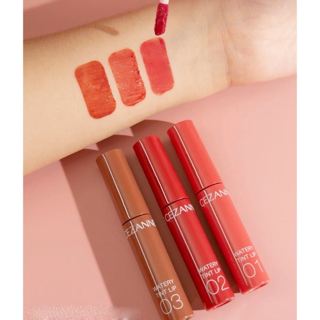 Cezanne Son tint bóng dưỡng ẩm Watery Tint Lip 4g thumb 2