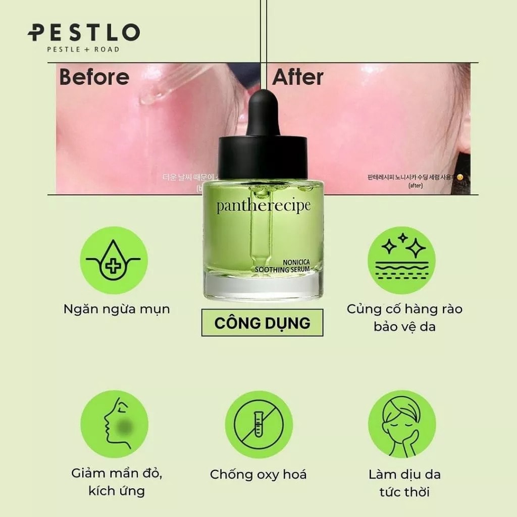 Pestlo Tinh chất Pantherecipe Nonicica Soothing Serum 30ml 4