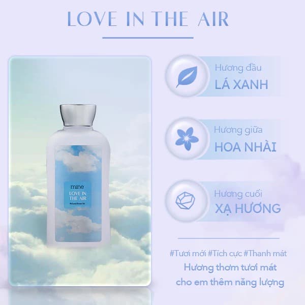 Mine Sữa tắm Love In The Air Perfumed Shower Gel thumb 3