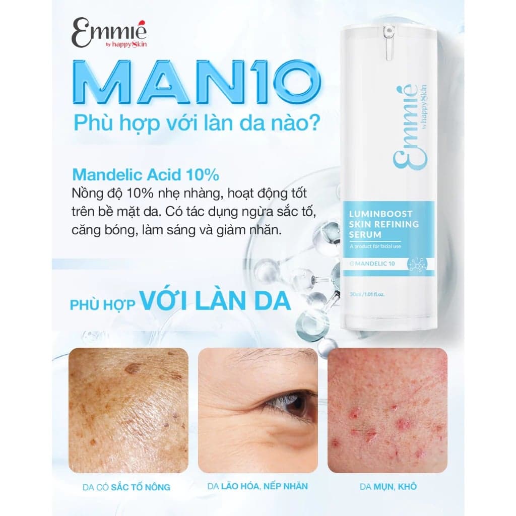 Emmie by Happyskin Serum Luminboost Skin Refining 30ml thumb 3