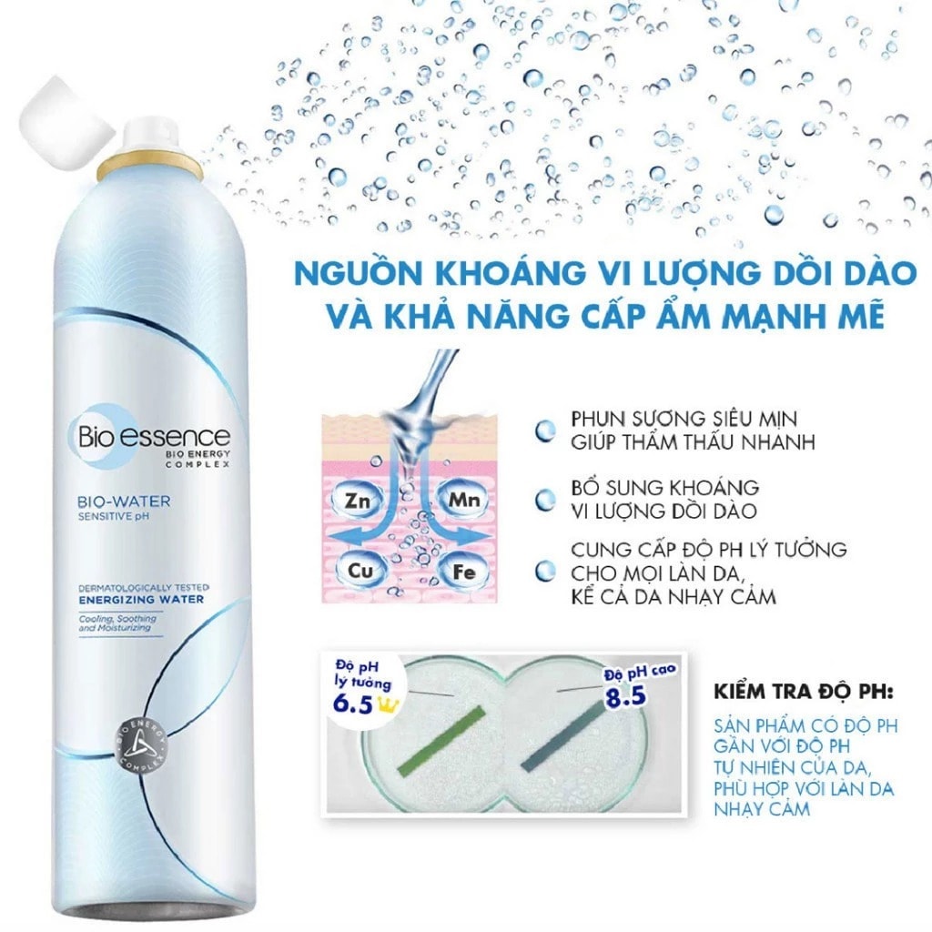 Bio Essence Xịt khoáng Water Energizing Water 6